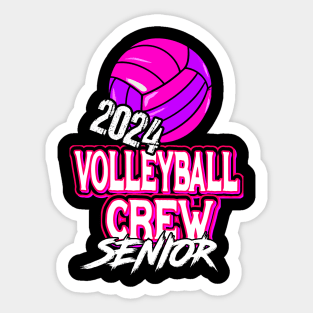 Senior 2024 Volleyball Sticker